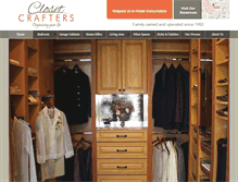 Tablet Screenshot of closetcrafters.com